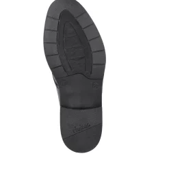 Outlet Rieker Meskie Sznurowane Buty W Kolorze Ciemnej Czerni