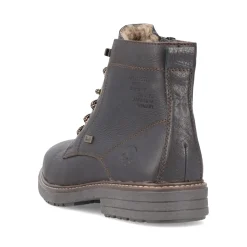 Hot Rieker Meskie Sznurowane Buty W Kolorze Kawowo-Brazowym