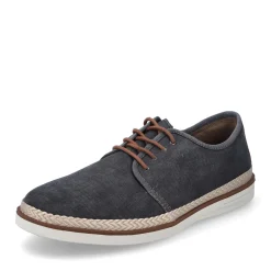 New Rieker Meskie Sznurowane Buty W Kolorze Ciemnoszarym
