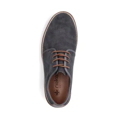 New Rieker Meskie Sznurowane Buty W Kolorze Ciemnoszarym