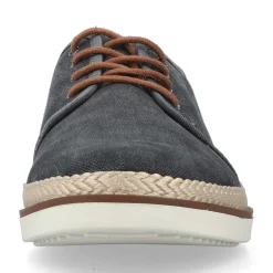 New Rieker Meskie Sznurowane Buty W Kolorze Ciemnoszarym