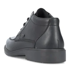 Fashion Rieker Meskie Sznurowane Buty W Kolorze Czarnym, Blyszczacym
