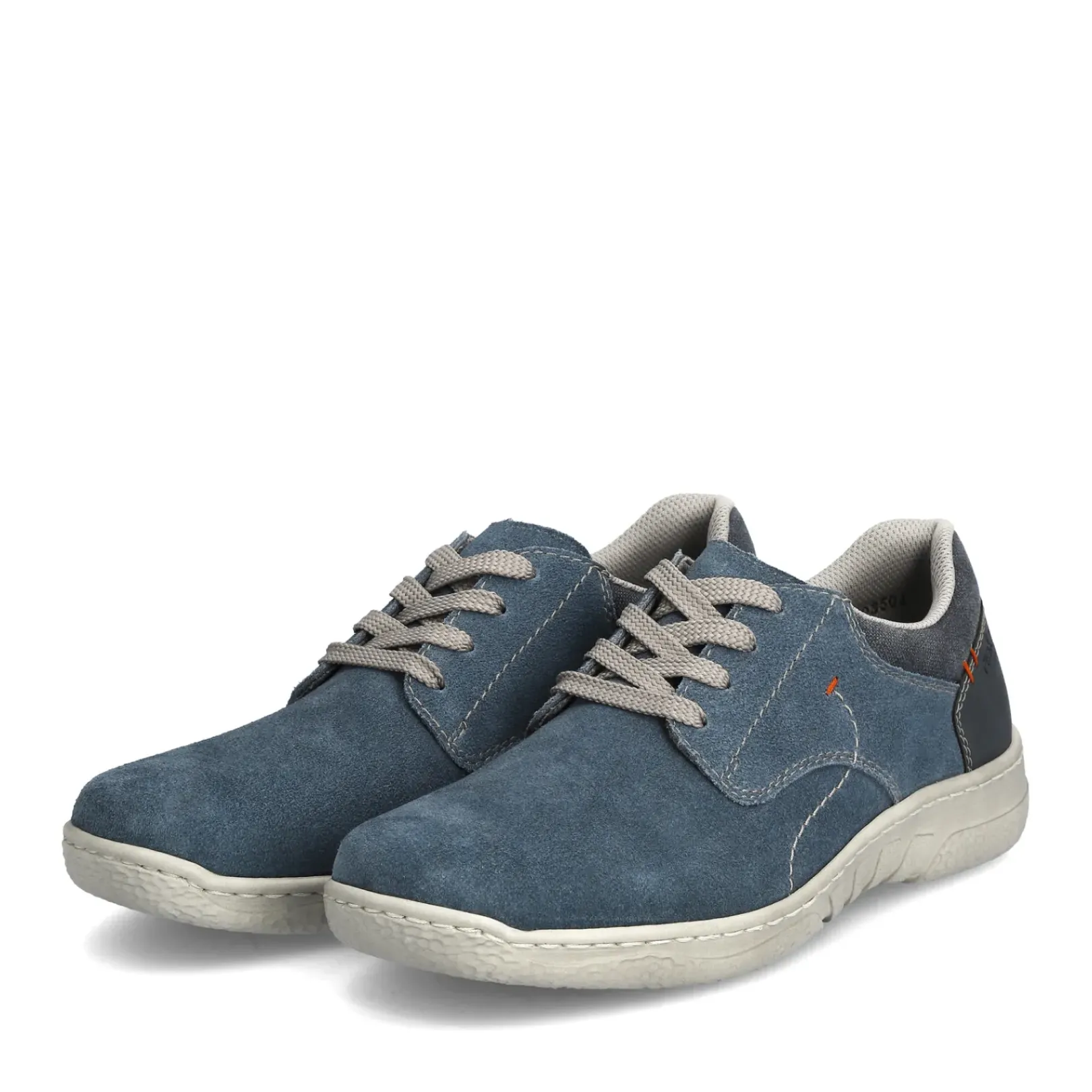 Online Rieker Meskie Sznurowane Buty W Kolorze Blekitnym