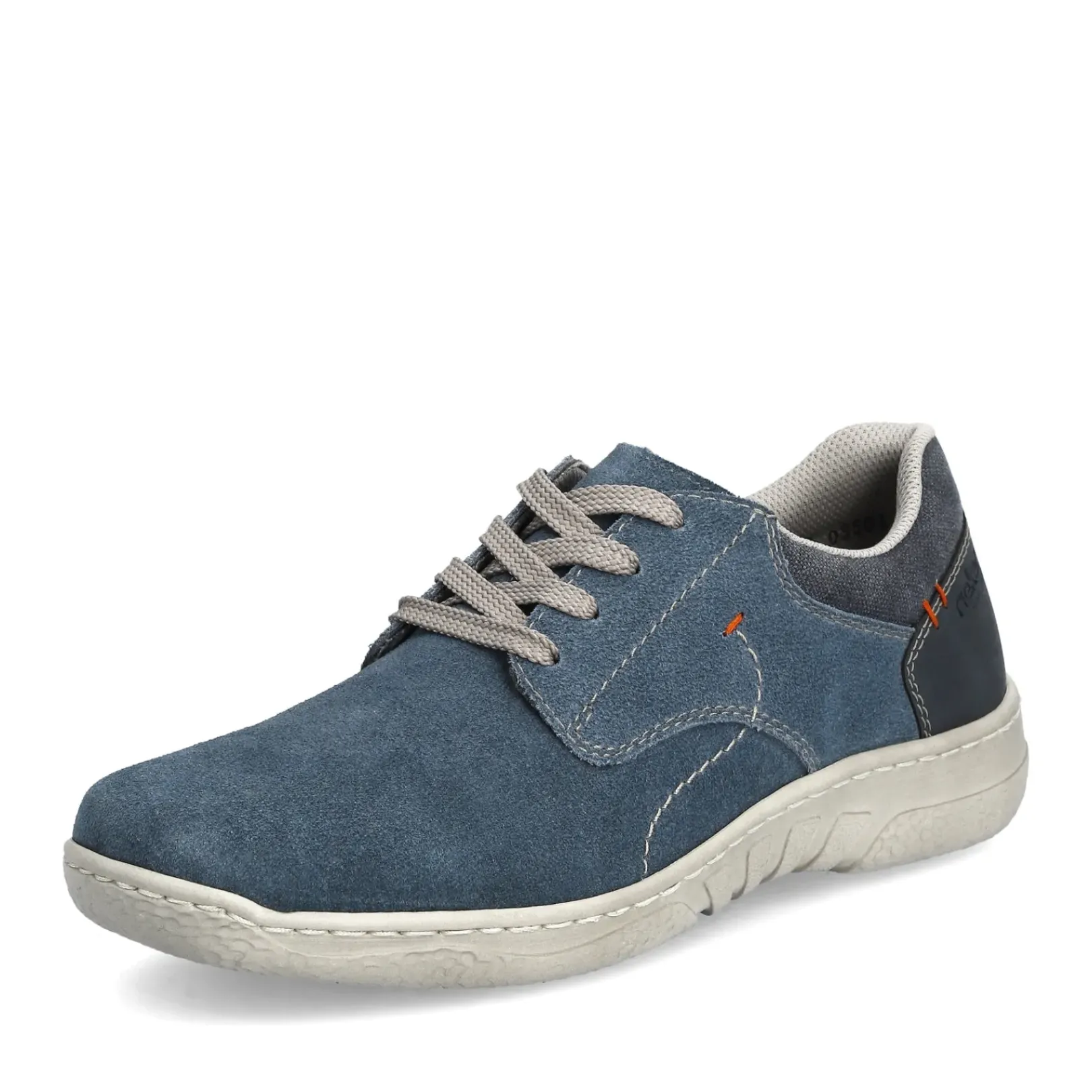 Online Rieker Meskie Sznurowane Buty W Kolorze Blekitnym