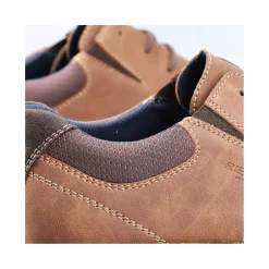 New Rieker Meskie Sznurowane Buty W Kolorze Glinkowego Brazu