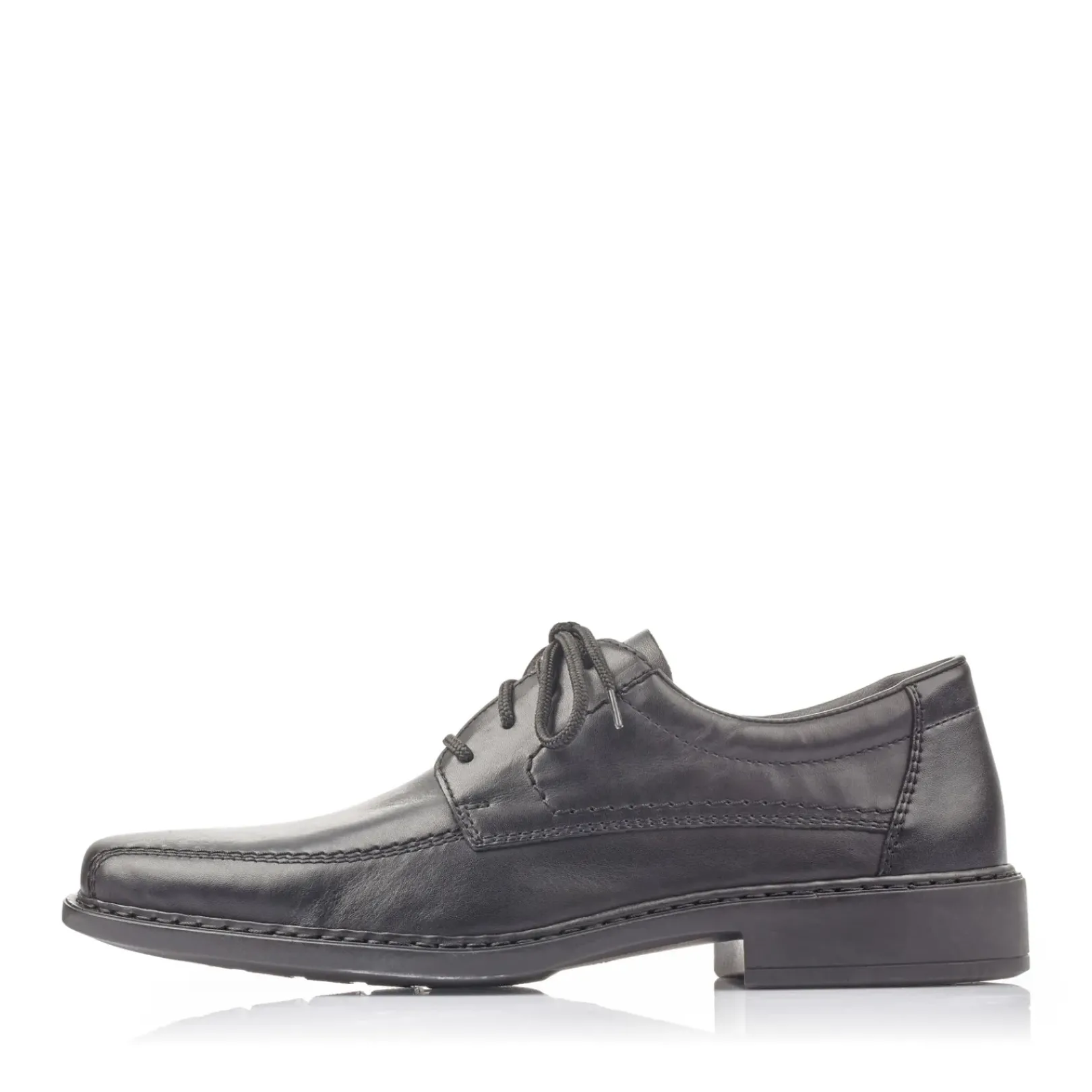 Best Rieker Meskie Sznurowane Buty W Kolorze Czarnym, Blyszczacym