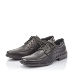Best Rieker Meskie Sznurowane Buty W Kolorze Czarnym, Blyszczacym