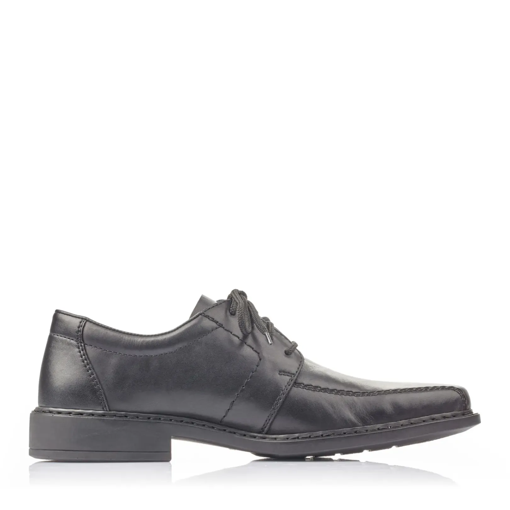 Best Rieker Meskie Sznurowane Buty W Kolorze Czarnym, Blyszczacym
