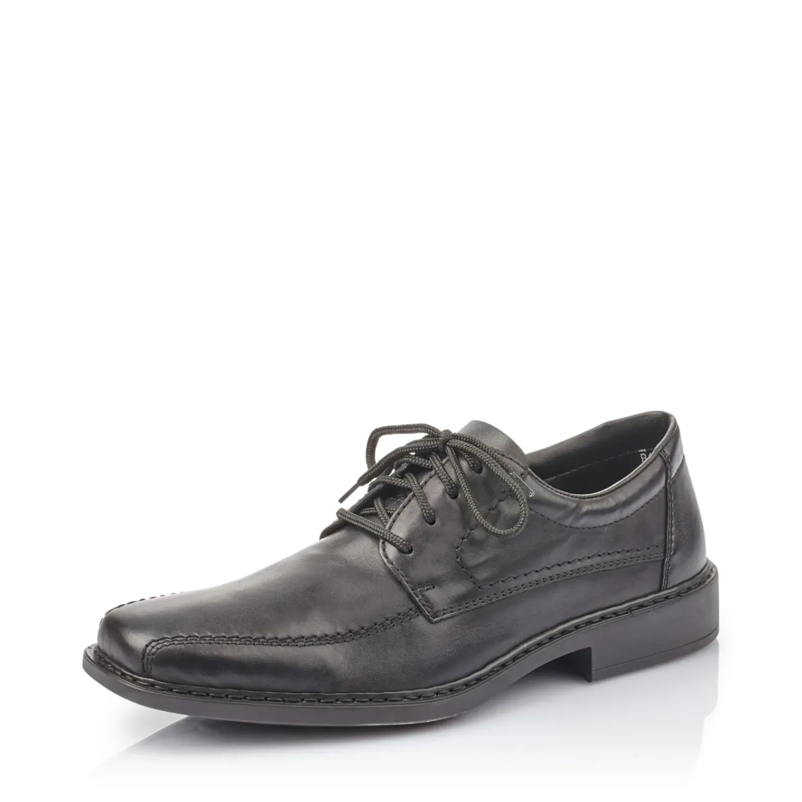 Best Rieker Meskie Sznurowane Buty W Kolorze Czarnym, Blyszczacym
