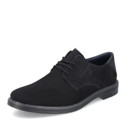 Hot Rieker Meskie Sznurowane Buty W Kolorze Kruczoczarnym
