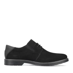 Hot Rieker Meskie Sznurowane Buty W Kolorze Kruczoczarnym
