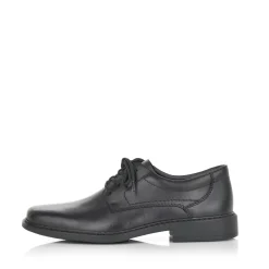 New Rieker Meskie Sznurowane Buty W Kolorze Kruczoczarnym