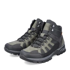 Best Rieker Meskie Sznurowane Buty W Kolorze Zieleni Khaki