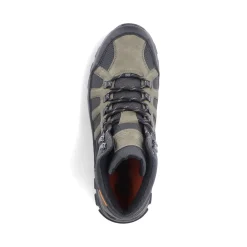 Best Rieker Meskie Sznurowane Buty W Kolorze Zieleni Khaki