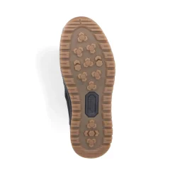Clearance Rieker Meskie Sznurowane Buty , Asfaltowe, Czarne