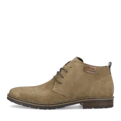 New Rieker Meskie Sznurowane Buty W Kolorze Zieleni Khaki