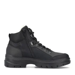 New Rieker Meskie Sznurowane Buty , Asfaltowe, Czarne