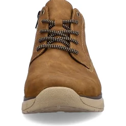 Discount Rieker Meskie Sznurowane Buty W Kolorze Kawowo-Brazowym