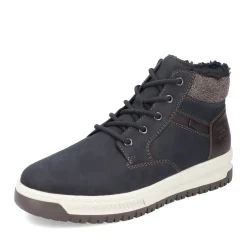 Online Rieker Meskie Sznurowane Buty , Asfaltowe, Czarne