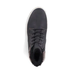 Online Rieker Meskie Sznurowane Buty , Asfaltowe, Czarne