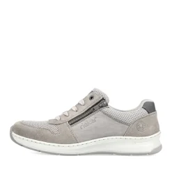 Best Rieker Meskie Sznurowane Buty W Kolorze Ksiezycowej Szarosci