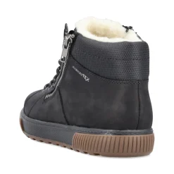 Outlet Rieker Meskie Sznurowane Buty W Kolorze Asfaltowo-Czarnym