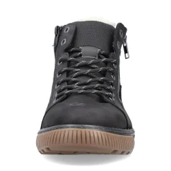 Outlet Rieker Meskie Sznurowane Buty W Kolorze Asfaltowo-Czarnym