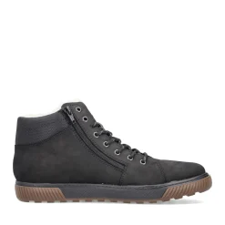Outlet Rieker Meskie Sznurowane Buty W Kolorze Asfaltowo-Czarnym