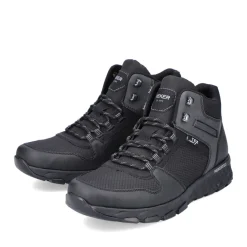 Sale Rieker Meskie Sznurowane Buty W Kolorze Kruczoczarnym