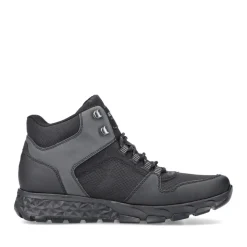 Sale Rieker Meskie Sznurowane Buty W Kolorze Kruczoczarnym