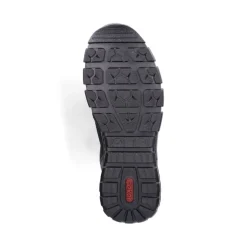 Sale Rieker Meskie Sznurowane Buty W Kolorze Kruczoczarnym