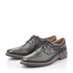 Sale Rieker Meskie Sznurowane Buty W Kolorze Czarnym, Blyszczacym