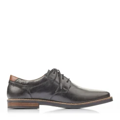 Sale Rieker Meskie Sznurowane Buty W Kolorze Czarnym, Blyszczacym