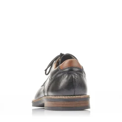 Sale Rieker Meskie Sznurowane Buty W Kolorze Czarnym, Blyszczacym