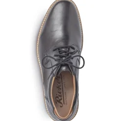 Sale Rieker Meskie Sznurowane Buty W Kolorze Czarnym, Blyszczacym