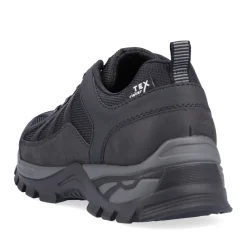New Rieker Meskie Sznurowane Buty W Kolorze Kruczoczarnym