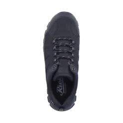 New Rieker Meskie Sznurowane Buty W Kolorze Kruczoczarnym