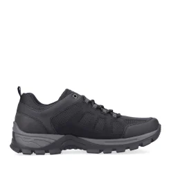 New Rieker Meskie Sznurowane Buty W Kolorze Kruczoczarnym