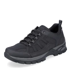 New Rieker Meskie Sznurowane Buty W Kolorze Kruczoczarnym
