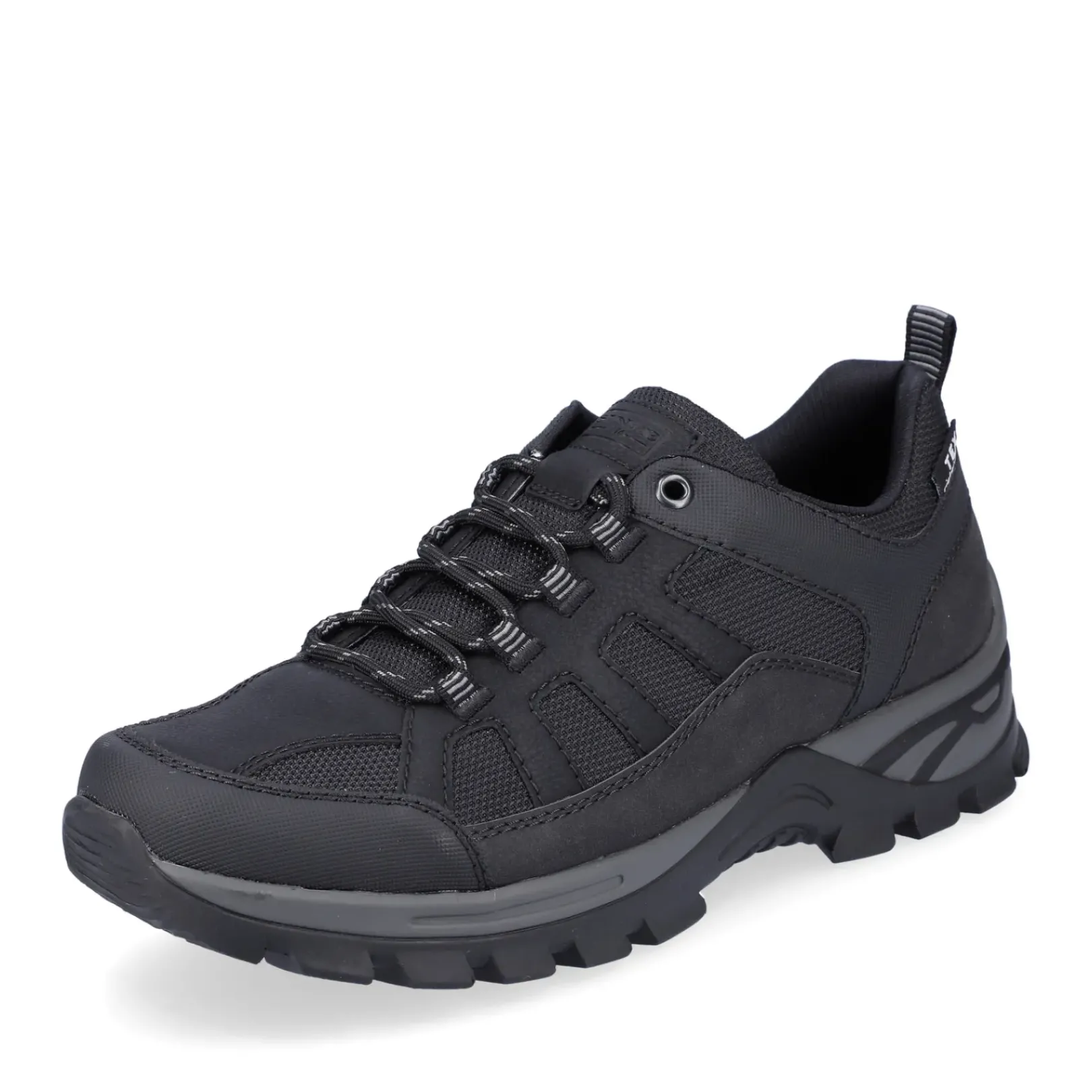 New Rieker Meskie Sznurowane Buty W Kolorze Kruczoczarnym
