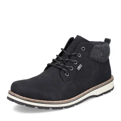 Discount Rieker Meskie Sznurowane Buty W Kolorze Miejskim W Kolorze Czarnym