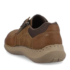 Outlet Rieker Meskie Sznurowane Buty W Kolorze Kawowego Brazu