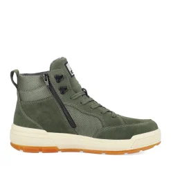 Outlet Rieker Meskie Tenisowki High Khaki W Kolorze Zielonym