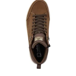 Sale Rieker Meskie Tenisowki High Wood Brown