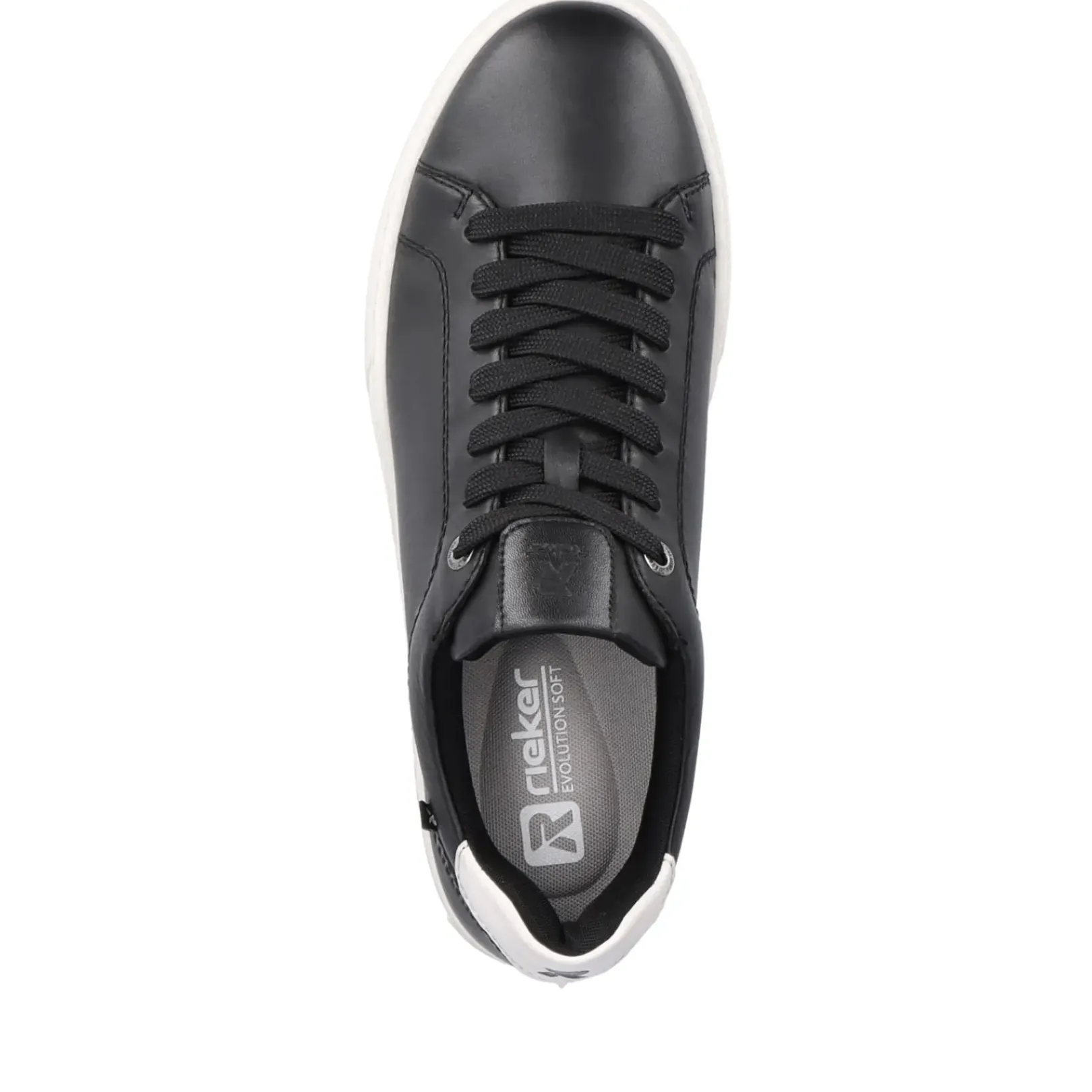 New Rieker Meskie Tenisowki Low Night Black