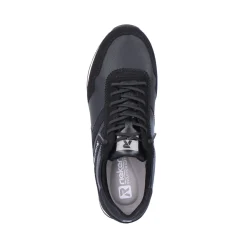 Hot Rieker Meskie Tenisowki Low Diamond Black