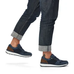 Clearance Rieker Meskie Tenisowki Low Pacific Blue