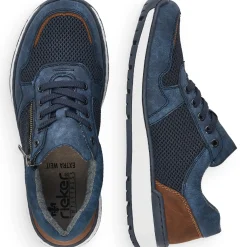 Clearance Rieker Meskie Tenisowki Low Pacific Blue