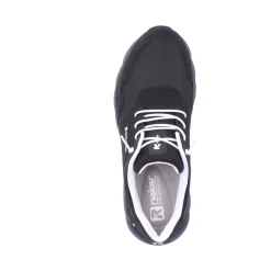 Best Rieker Meskie Tenisowki Low Midnight Black