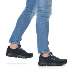 Best Rieker Meskie Tenisowki Low Midnight Black
